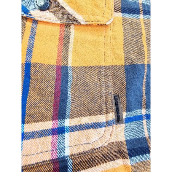 Legendary Whitetails Size 3XL Men's Orange Plaid Flannel Buck Camp Long Sleeve - Picture 10 of 13